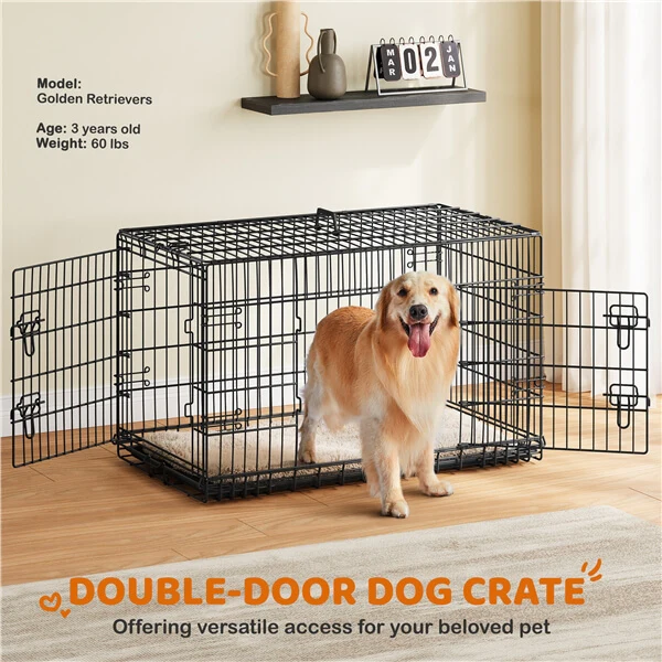 Yaheetech Double Door Dog Crate - Image 10