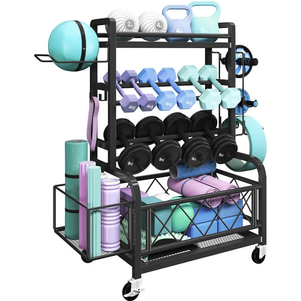 Yaheetech Dumbbell Rack Yoga Mat Storage Rack - Image 2