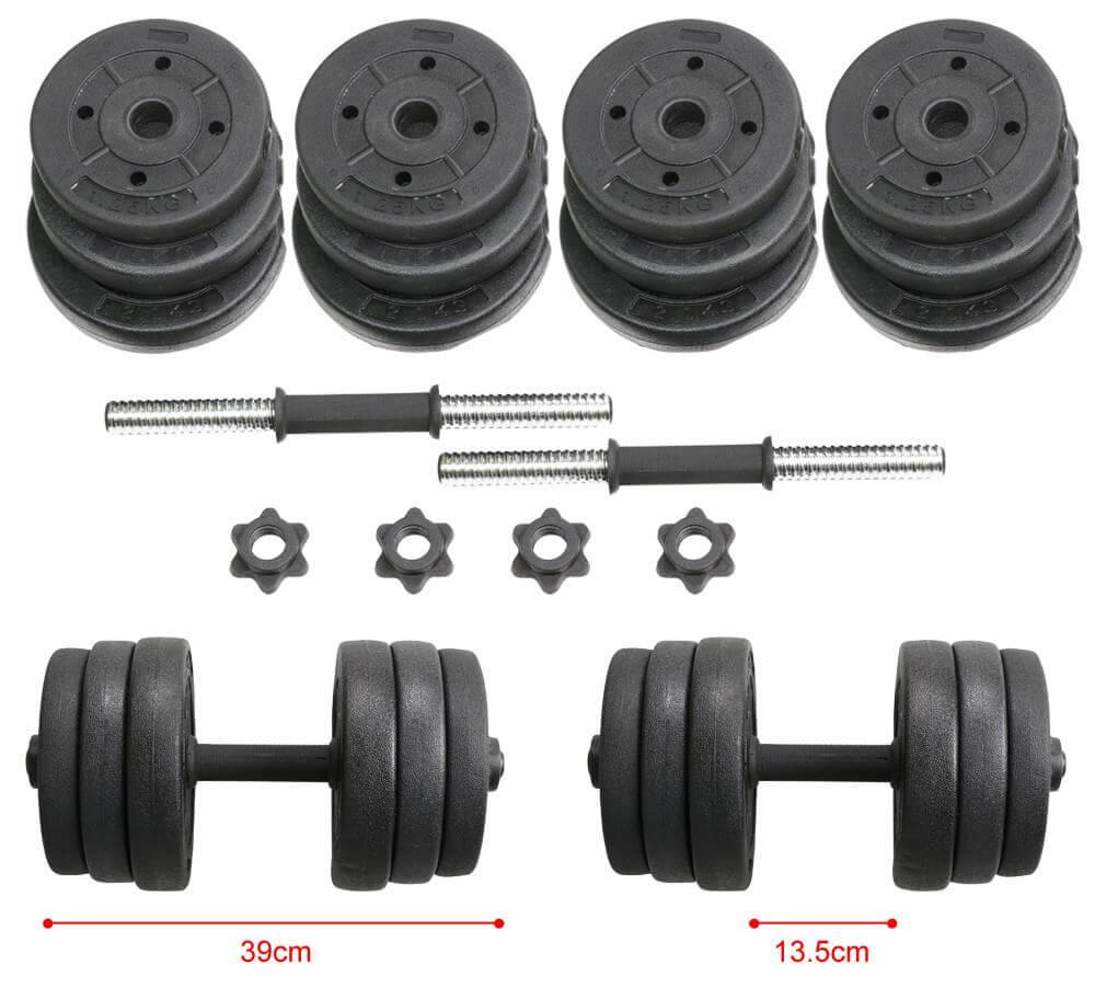 Yaheetech Dumbbell Set 44LB - Image 3