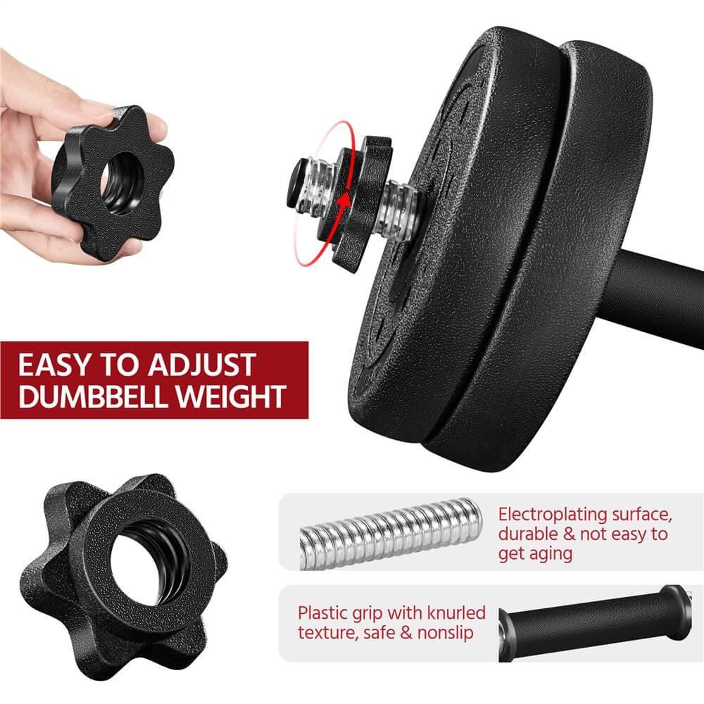 Yaheetech Dumbbell Set 44LB - Image 6