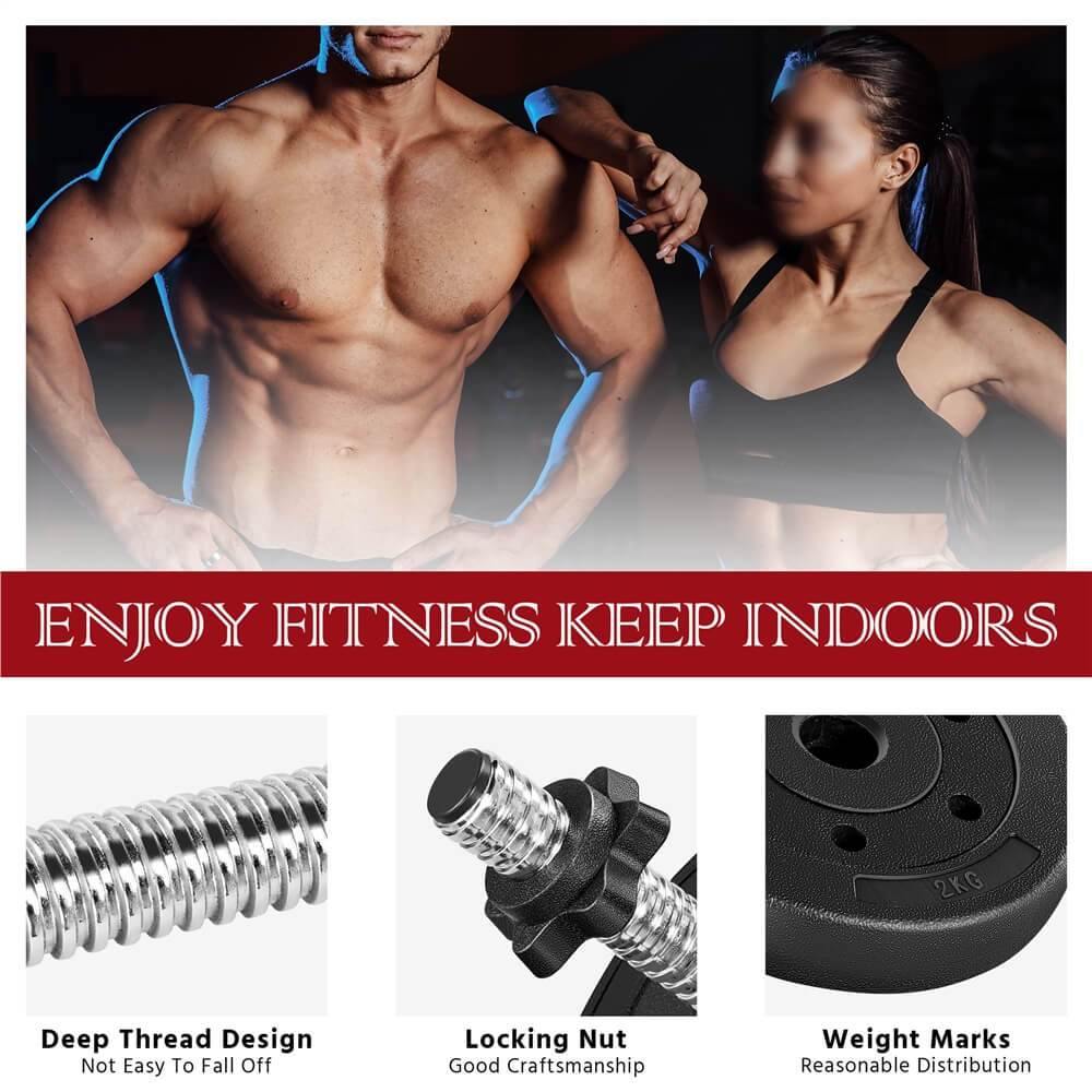 Yaheetech Dumbbell Set 44LB - Image 7