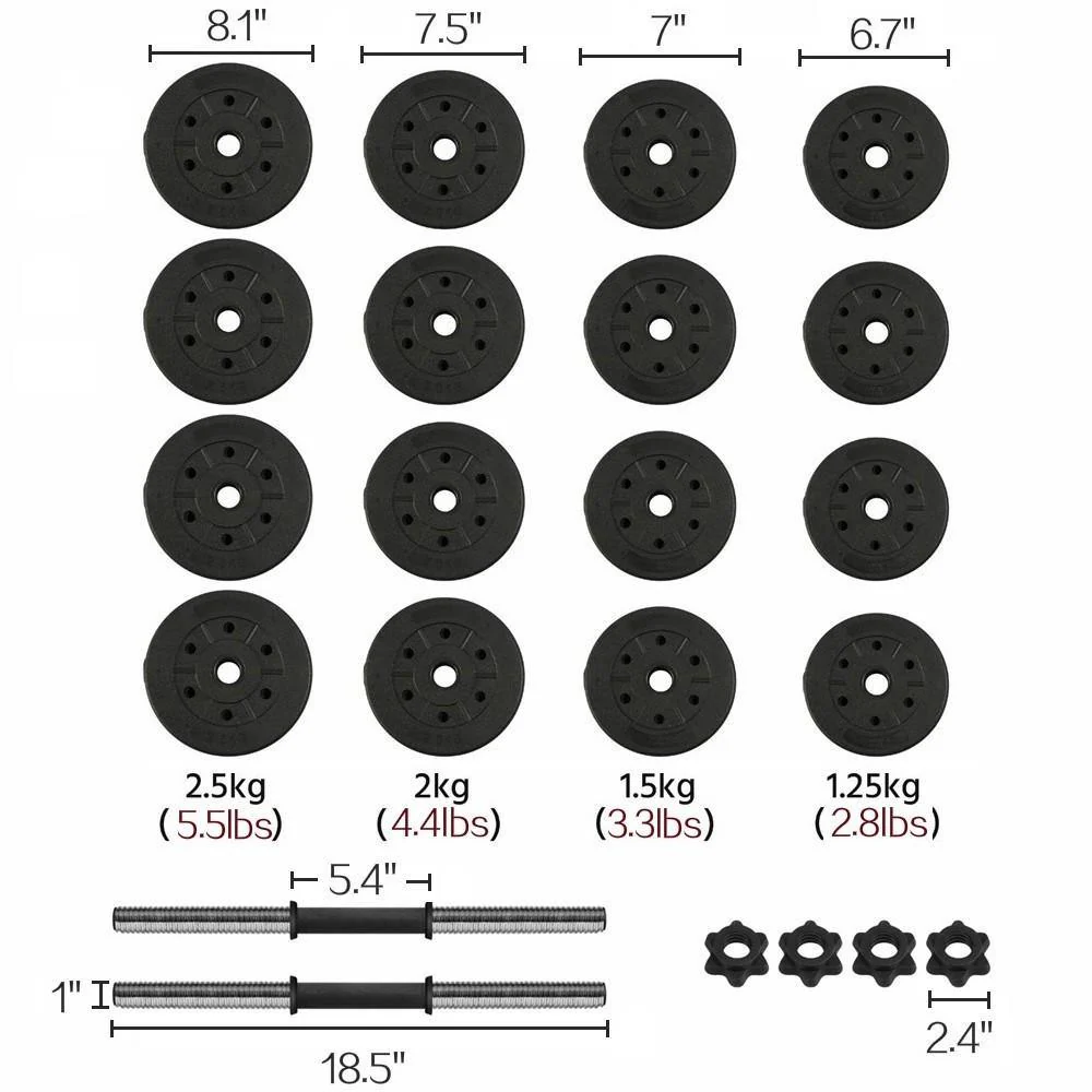 Yaheetech Dumbbell Weights Set - Image 8