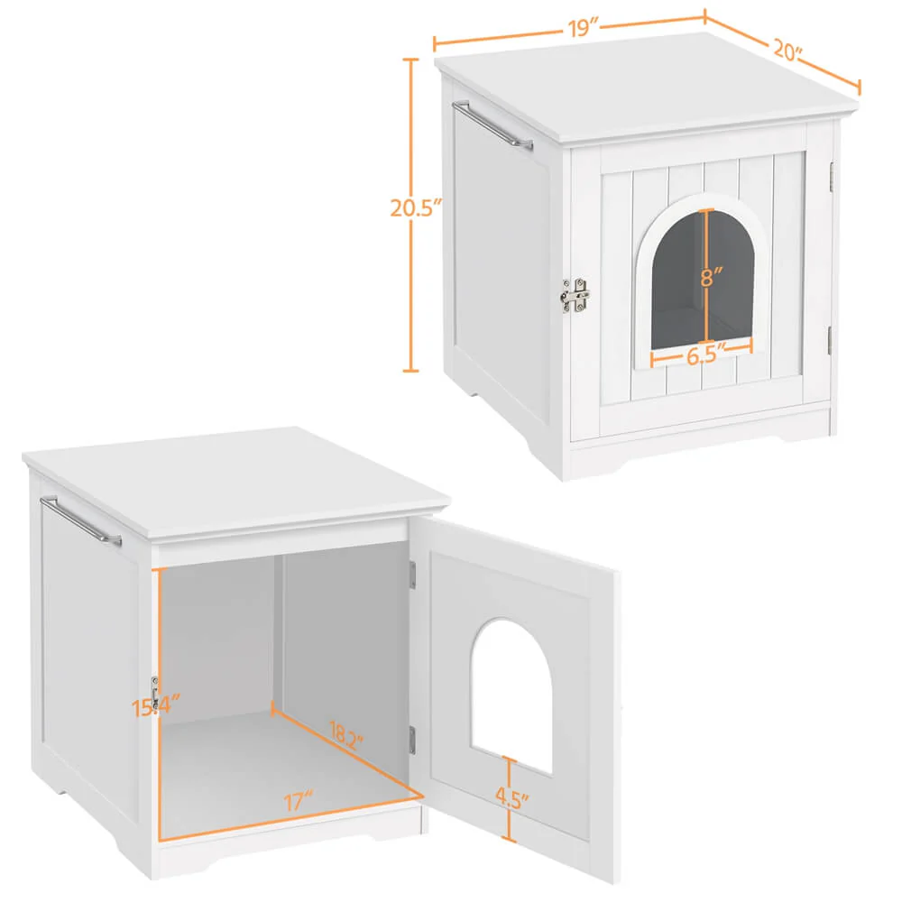 Yaheetech Enclosed Litter Box - Image 4