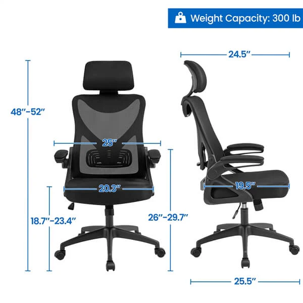 Yaheetech Ergonomic Mesh Office Chair - Image 3