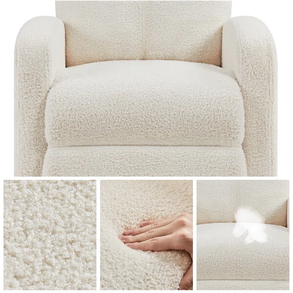 Yaheetech Fabric Pushback Recliner Chair - Image 5