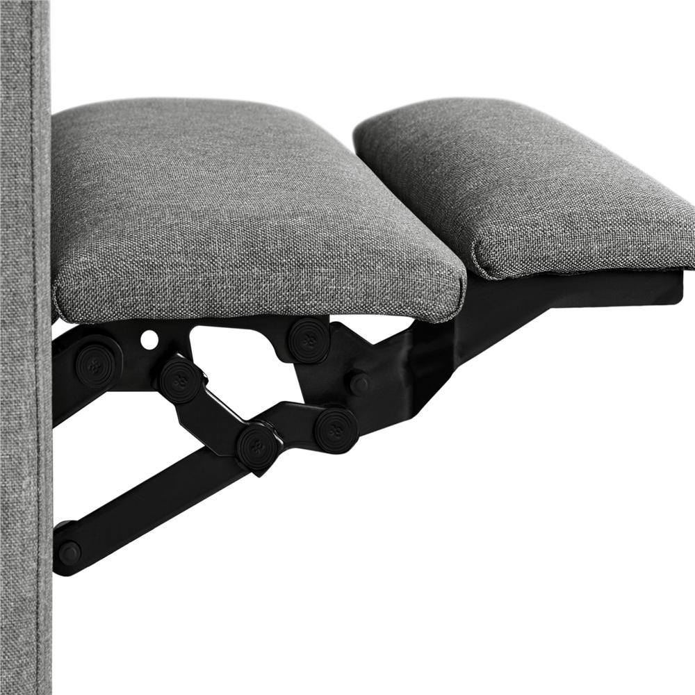 Yaheetech Fabric Recliner Chair Mid-Century Modern Recliner - Image 9