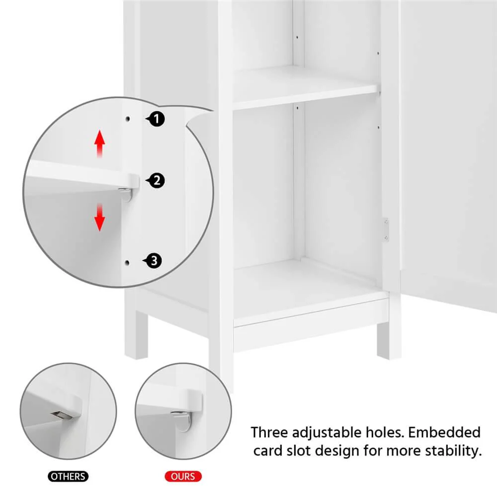Yaheetech Floor Cabinet Wooden Shelf - Image 5