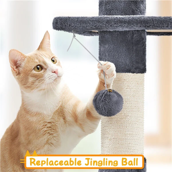 Yaheetech Floor to Ceiling Cat Tower for Large Cats - Image 11