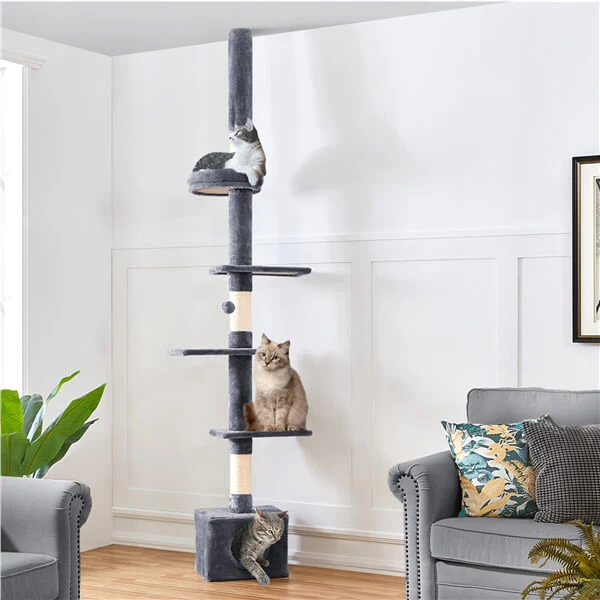 Yaheetech Floor to Ceiling Cat Tower for Large Cats - Image 15