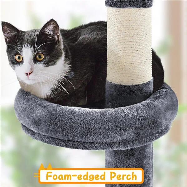 Yaheetech Floor to Ceiling Cat Tower for Large Cats - Image 6