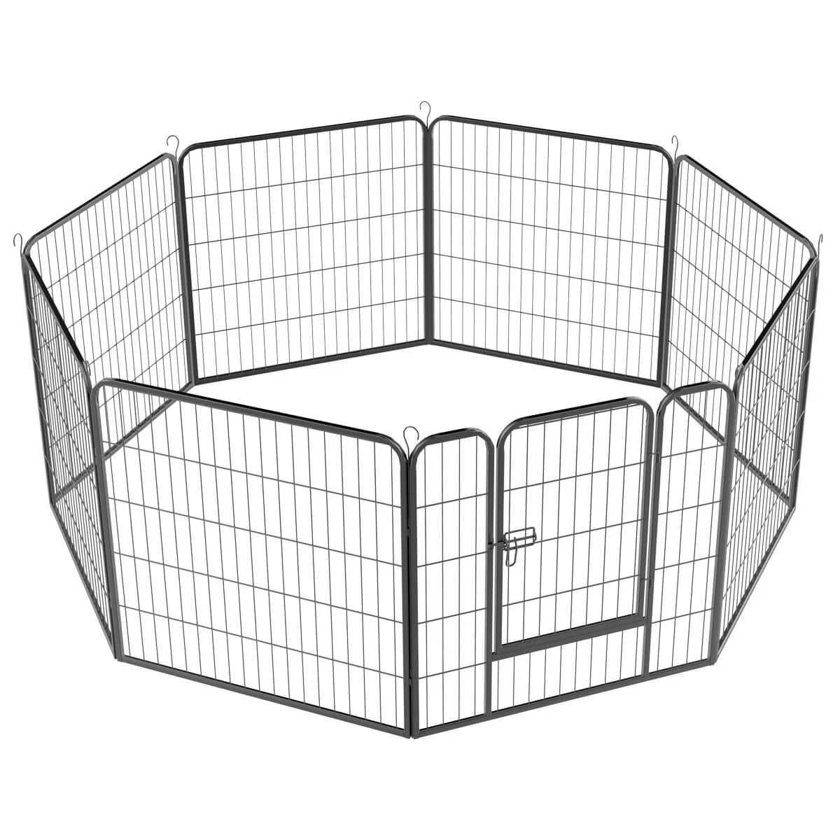 Yaheetech Puppy Playpen 8 Panels 32 Inch - Image 2