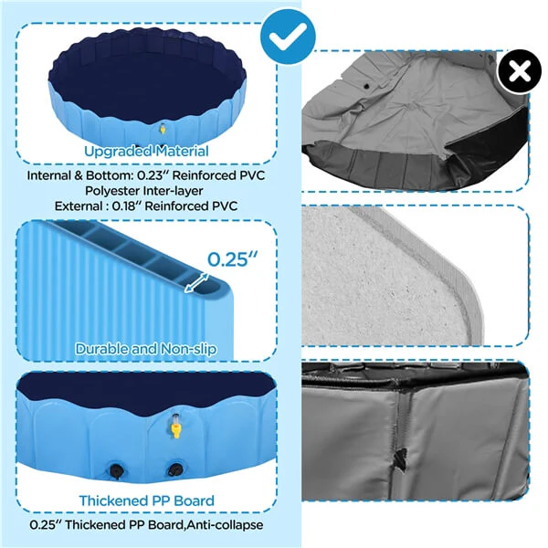 Yaheetech Foldable Dog Bath Pool - Image 6