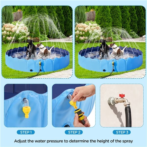 Yaheetech Foldable Dog Bath Pool - Image 7
