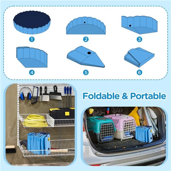 Yaheetech Foldable Dog Bath Pool - Image 8