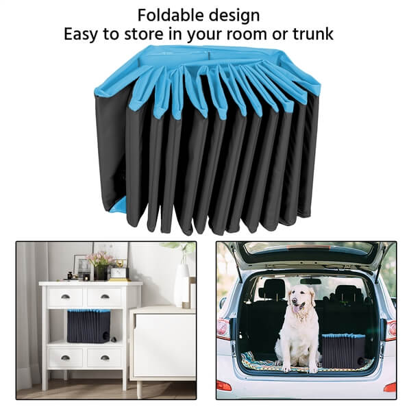 Yaheetech Foldable Hard Plastic Extra Large Dog Pet Bath Swimming Pool - Image 10