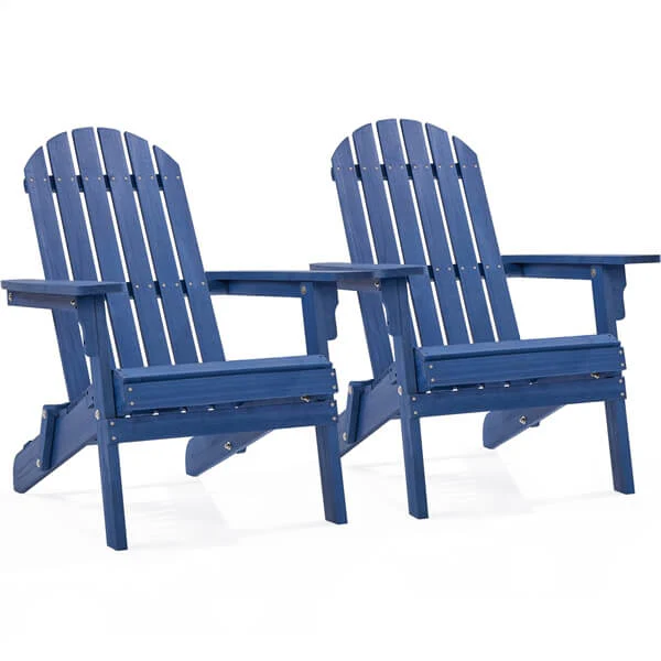 Yaheetech Folding Adirondack Chair Set of 2 - Image 4