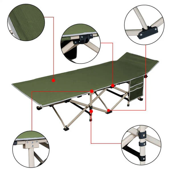 Yaheetech Folding Camping Bed - Image 6