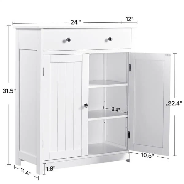Yaheetech Free Standing Bathroom Cabinet - Image 3