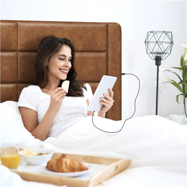 Yaheetech Bed Frame with 2 USB Charging Stations - Image 4