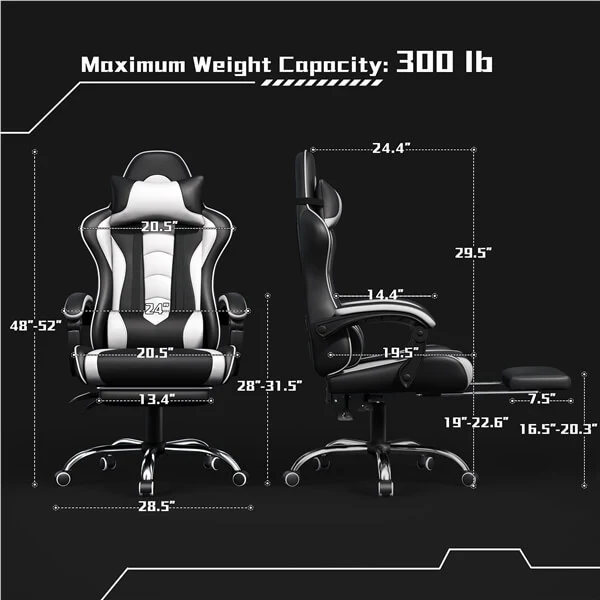 Yaheetech Gaming Chair - Image 9