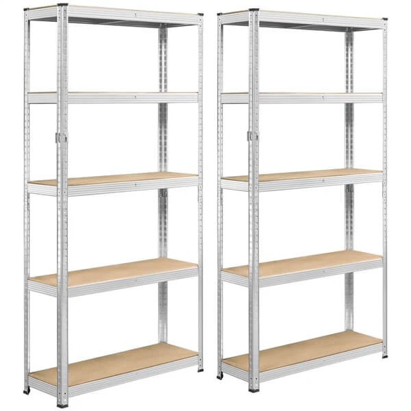 Yaheetech Heavy-Duty 5-Tier Steel Shelving Unit - Image 4