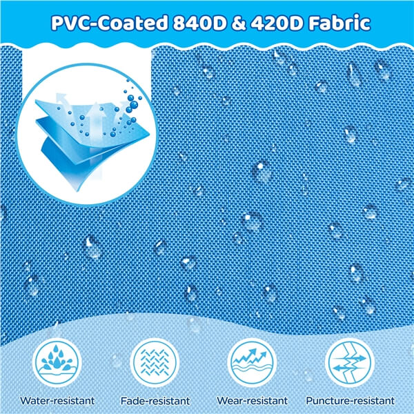 Yaheetech Inflatable Water Slide with Market Stand - Image 7
