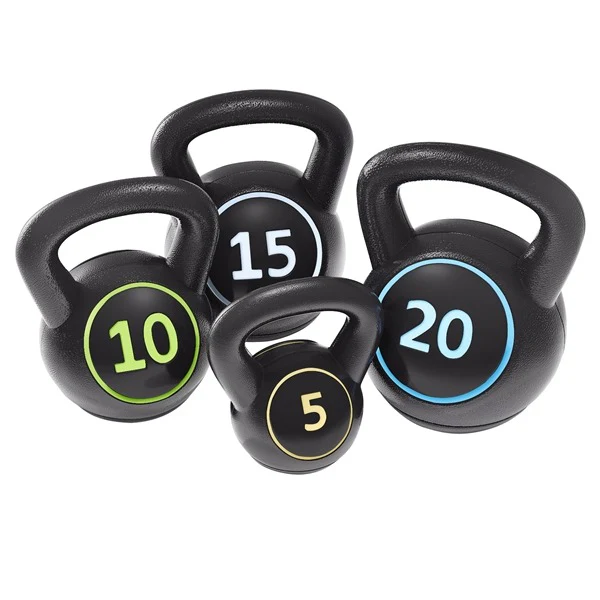Yaheetech Kettlebell Sets 4 Piece Set 5lb, 10lb, 15lb, 20lb - Image 2