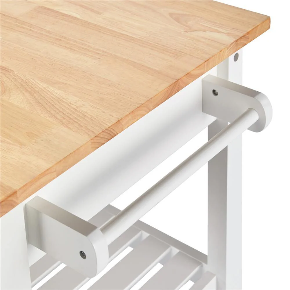 Yaheetech Kitchen Island Cart on Wheels - Image 7