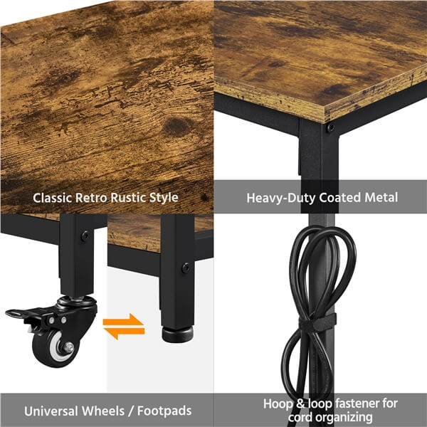 Yaheetech Kitchen Island Cart with Power Outlet - Image 7