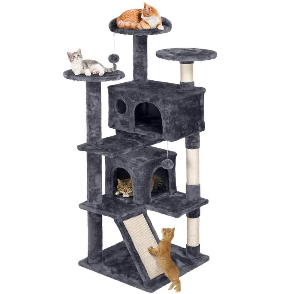 Yaheetech Kitten Tree Tower 57''H - Image 3
