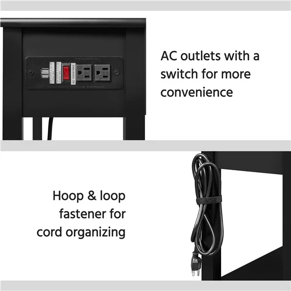 Yaheetech L Shaped Computer Corner Table - Image 6