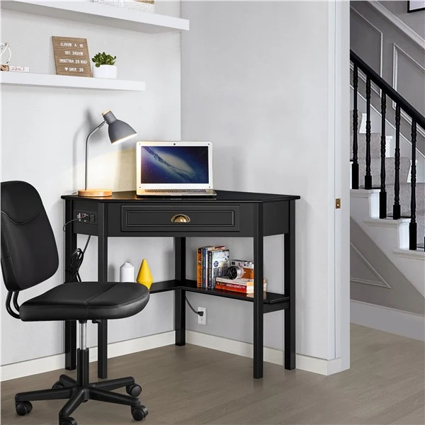 Yaheetech L Shaped Computer Corner Table - Image 9