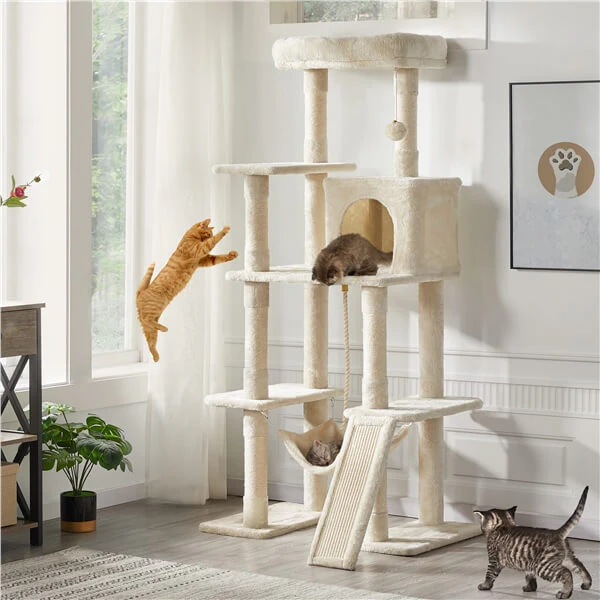 Yaheetech Large Cat Tower 63 inch - Image 10