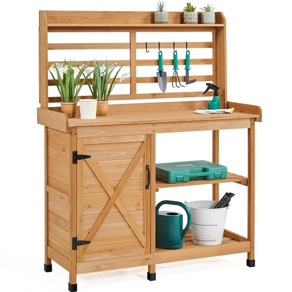Yaheetech Large Horticulture Work Table Workstation - Image 4