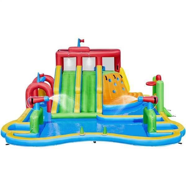 Yaheetech Large Inflatable Water Slide with Soccer Field - Image 2
