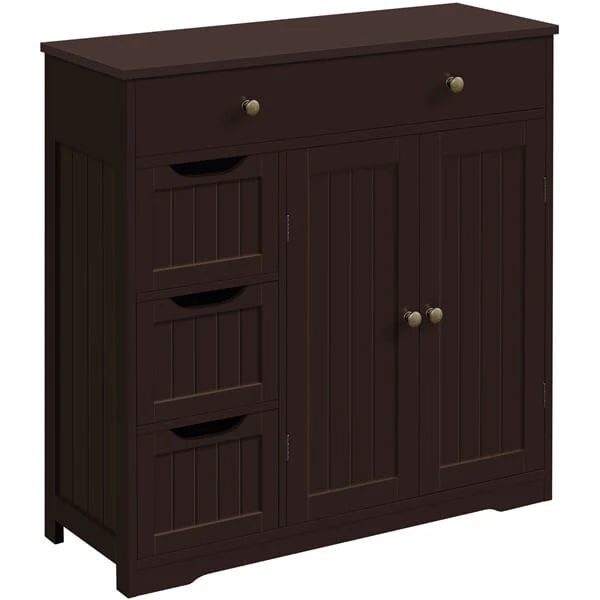 Yaheetech Large Storage Space Wooden Organizer with 1 Big Drawer - Image 2