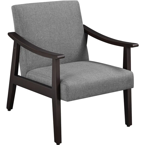 Yaheetech Leisure Chair with Solid Armrest and Feet - Image 4