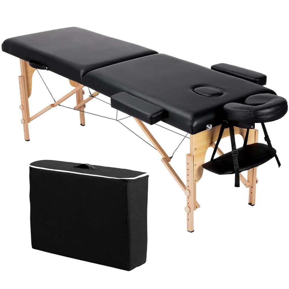 Yaheetech 84 Inch Adjustable 2 Fold Salon Bed - Image 2