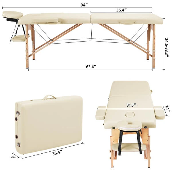 Yaheetech Massage Table Lash Bed - Image 4