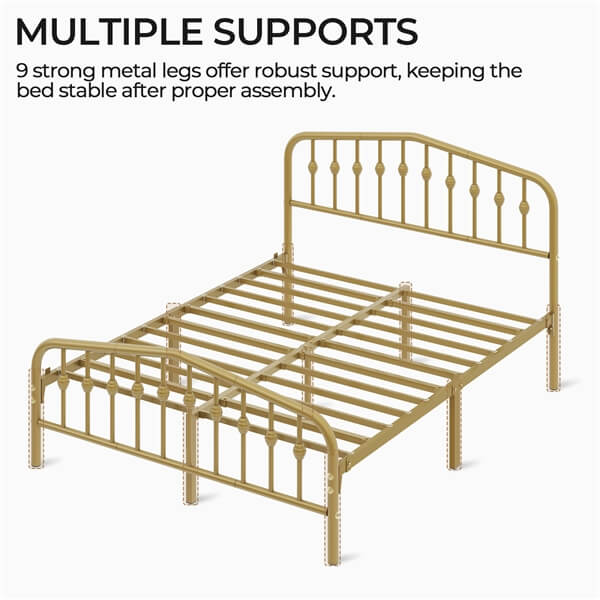 Yaheetech Metal Bed Frame Metal Platform Bed - Image 15