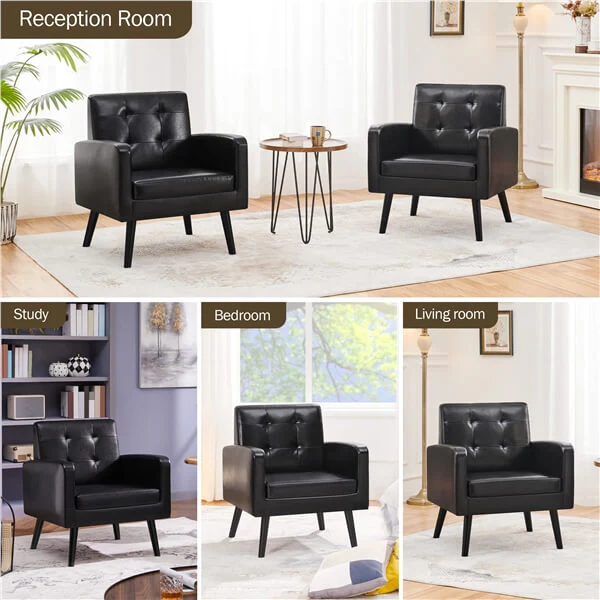 Yaheetech Mid-Century Accent Chair - Image 10