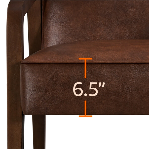 Yaheetech Mid-Century Modern Upholstered Lounge Chair - Image 8
