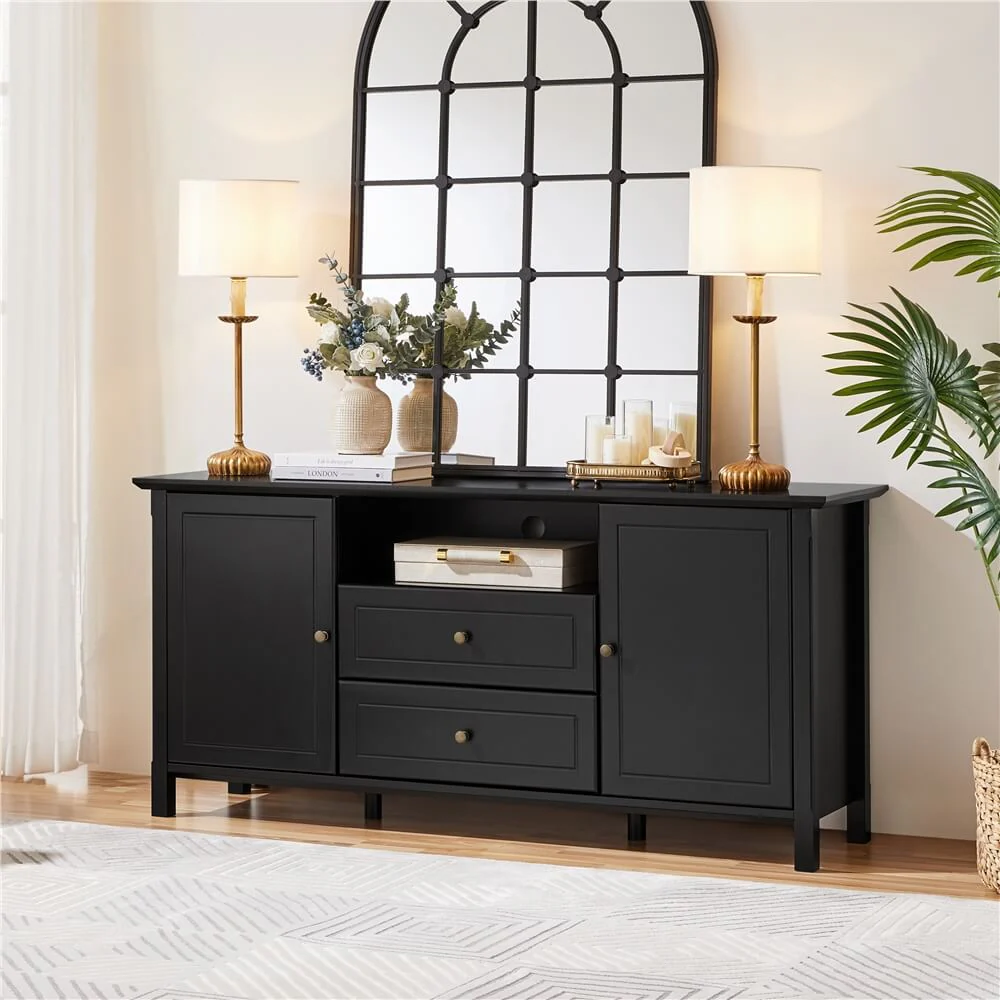 Yaheetech TV Stand with Storage for TVs up to 65 inch - Image 7