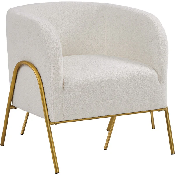 Yaheetech Modern Boucle Armchair - Image 2