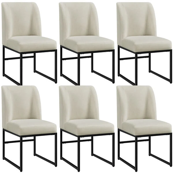 Yaheetech Modern Dining Room Chairs Stylish Kitchen Chairs - Image 2