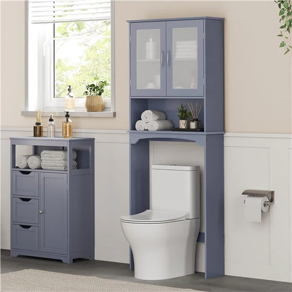Yaheetech Modern Over The Toilet Storage Cabinet - Image 5