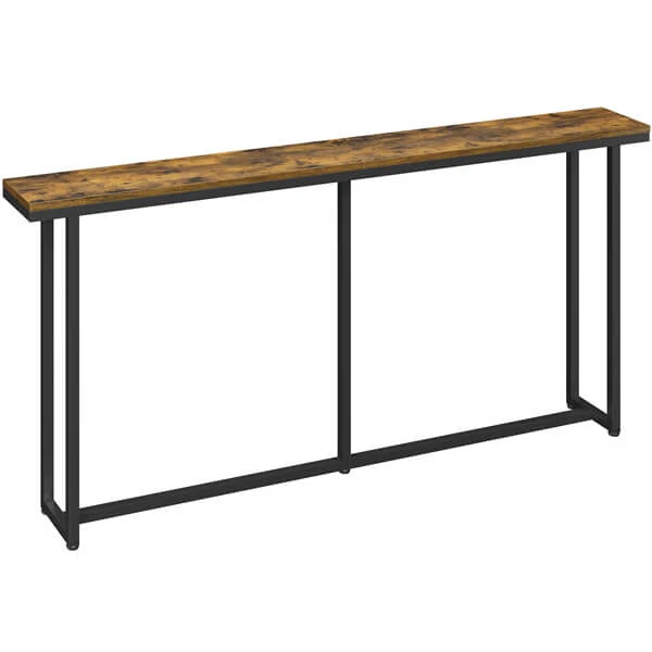 Yaheetech Narrow Console Table with Sturdy Metal Frame - Image 3