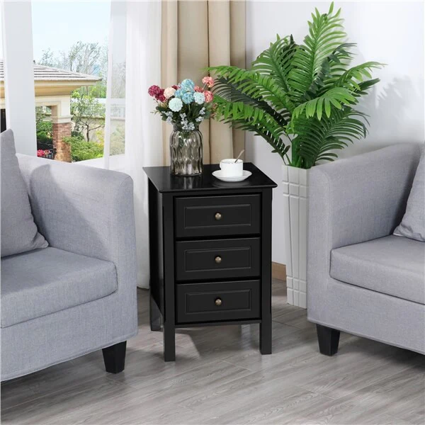 Yaheetech Nightstand with 3 Drawers - Image 11