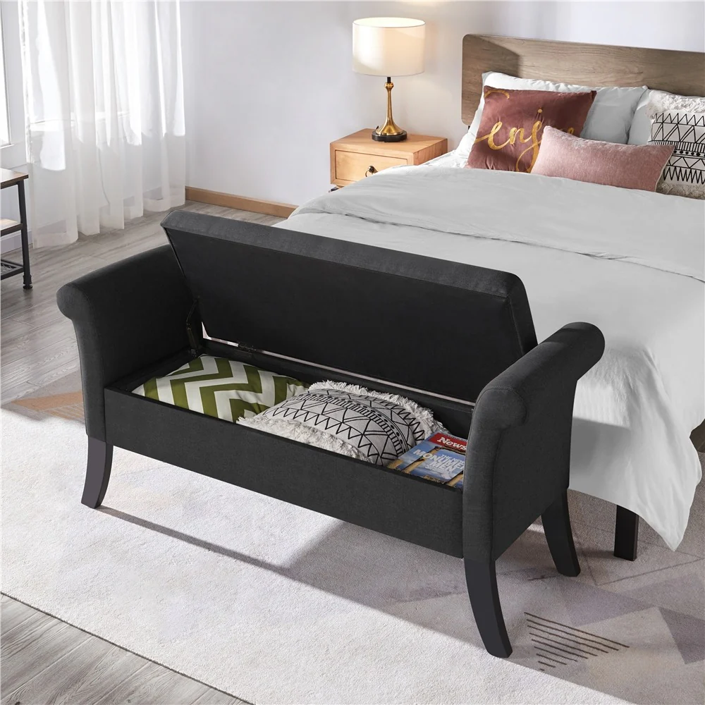 Yaheetech Ottoman with Storage, 52" - Image 10