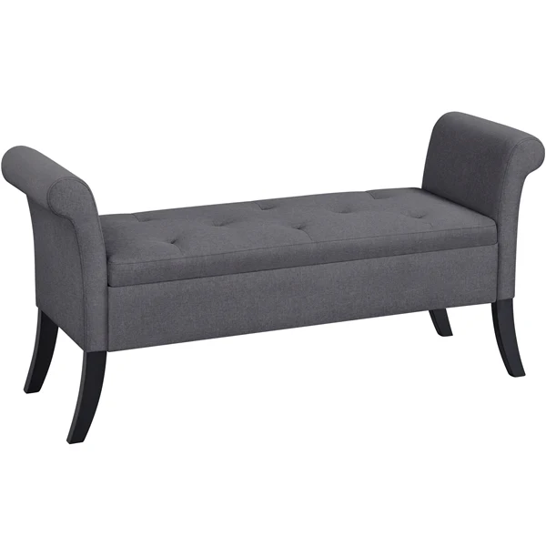 Yaheetech Ottoman with Storage, 52" - Image 3